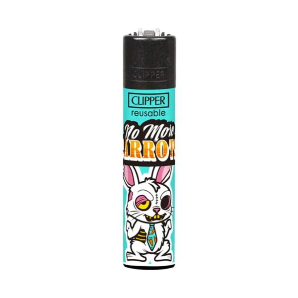 Clipper Premium Smoking Lighters - Z-Bunnys - Design A
