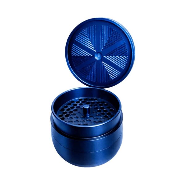 V Syndicate Gridlock Toothless Grinder 4 Parts - 72mm - Blue