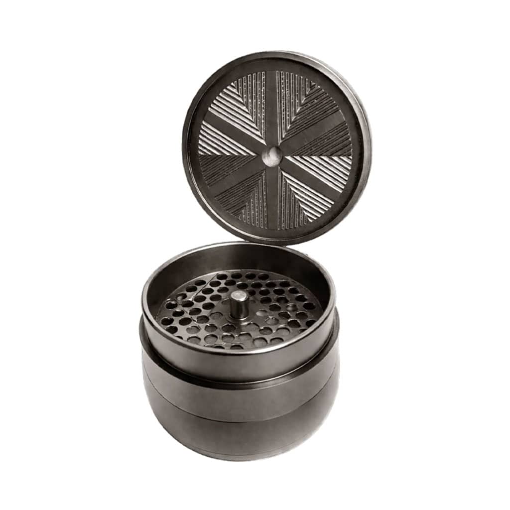 V Syndicate Gridlock Toothless Grinder 4 Parts - 72mm - Gun Metal