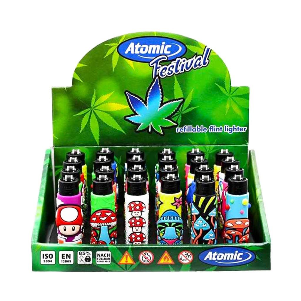 Atomic Pop Covers Mushrooms Designs - Wholesale Display - Image 2