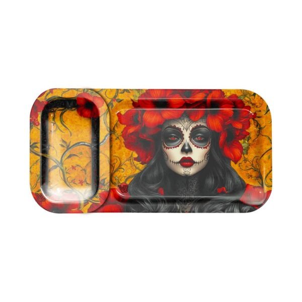 V Syndicate Duotray - Removable Stash Box - Calavera