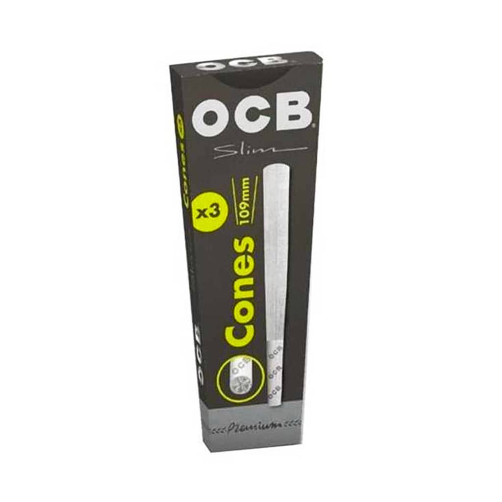 OCB Premium 3pcs Slim Cones 109mm - Wholesale Display 20 pcs - Image 2