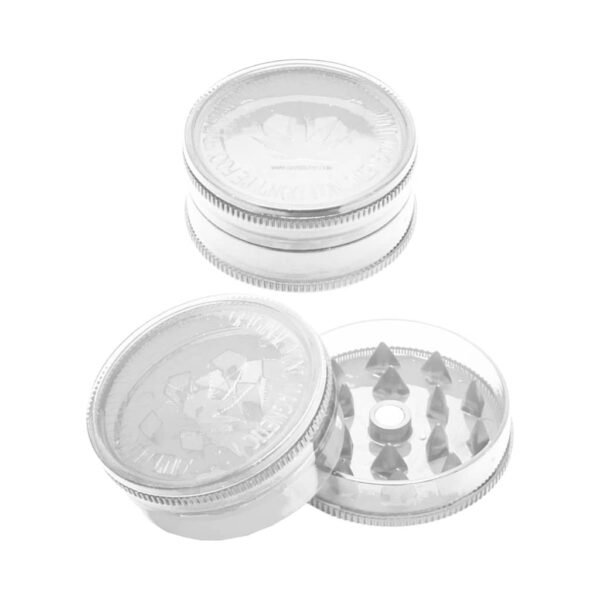 Buddies Clear Plastic Grinders 3 Parts - Clear - 42mm