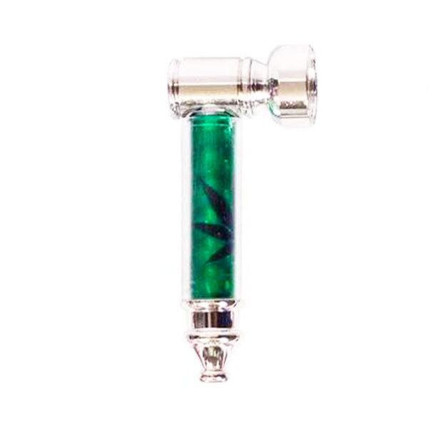 Ragga Metal Pipe + Screen - Green Leaf - Design B