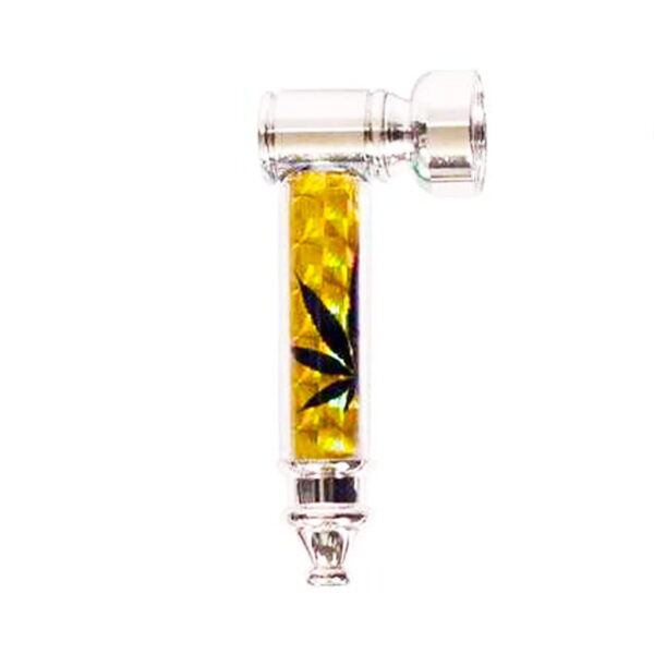 Ragga Metal Pipe + Screen - Yellow Leaf - Design C