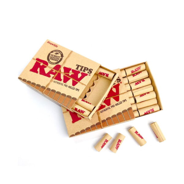 RAW Authentic Prerolled Tips