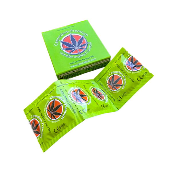 Cannadom Marijuana Flavored Condoms - 3 Pack