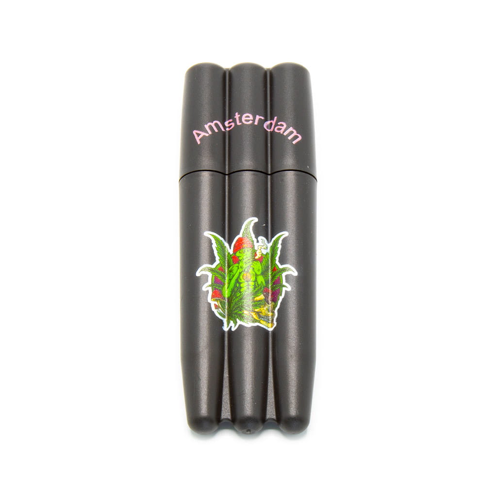 Triple Tube Holder - Amsterdam Alien - Black