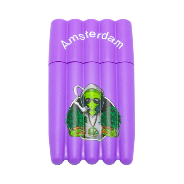 Five Tube Holder Design - Amsterdam Alien - Purple