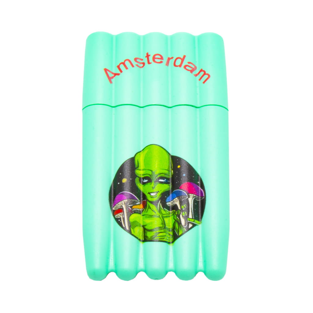 Five Tube Holder Design - Amsterdam Alien - Turquoise