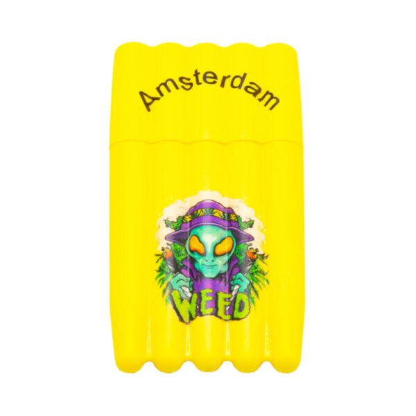 Five Tube Holder Design - Amsterdam Alien - Yellow