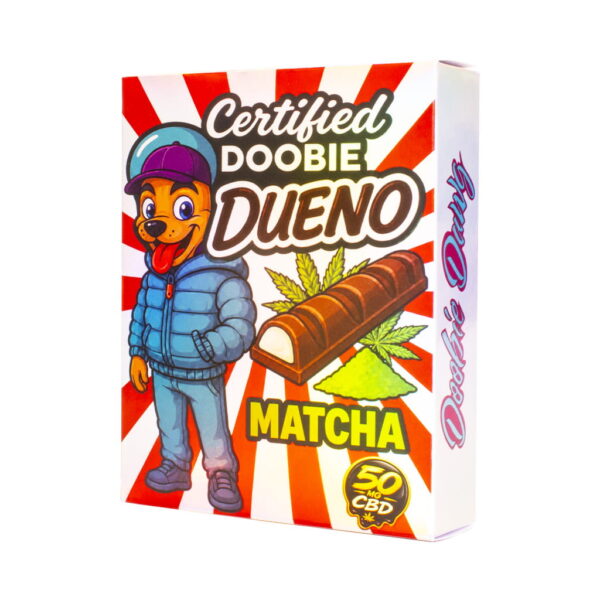 Doobie Dawg 50mg CBD Chocolate Bonbons - Dueno and Matcha Powder