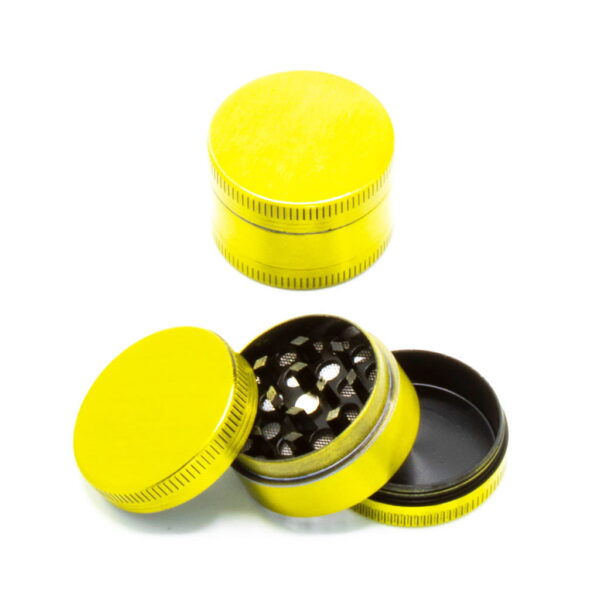 Metal 3 Part Grinder - 30mm - Rasta Black Bronze - Design C