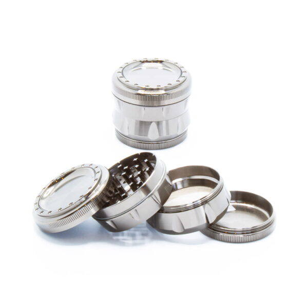 Metal Grinder 4 Parts - Silver