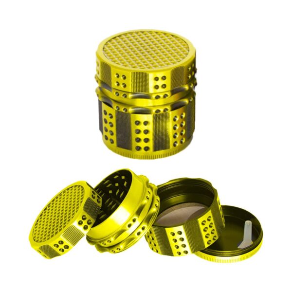 Metal Grinder - Silver / Bronze / Gold - Design A