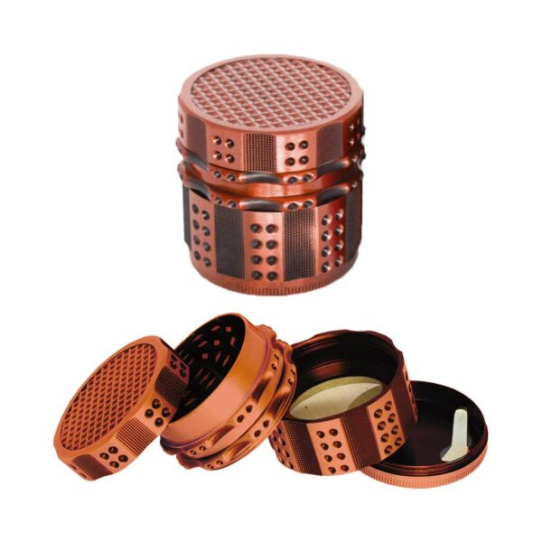 Metal Grinder - Silver / Bronze / Gold - Design B