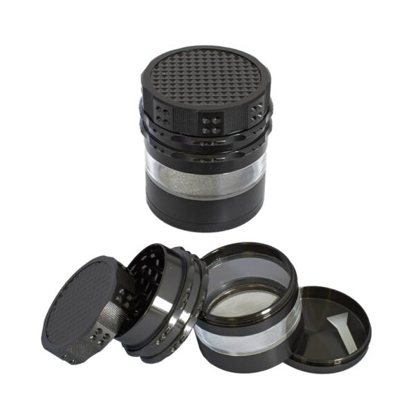 Metal Grinder - Transparent with Metallic Finishings - Design A