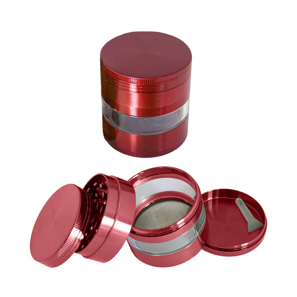 Metal Grinder - Transparent with Solid Colors - Design B