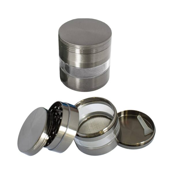 Metal Grinder - Transparent with Solid Colors - Design D
