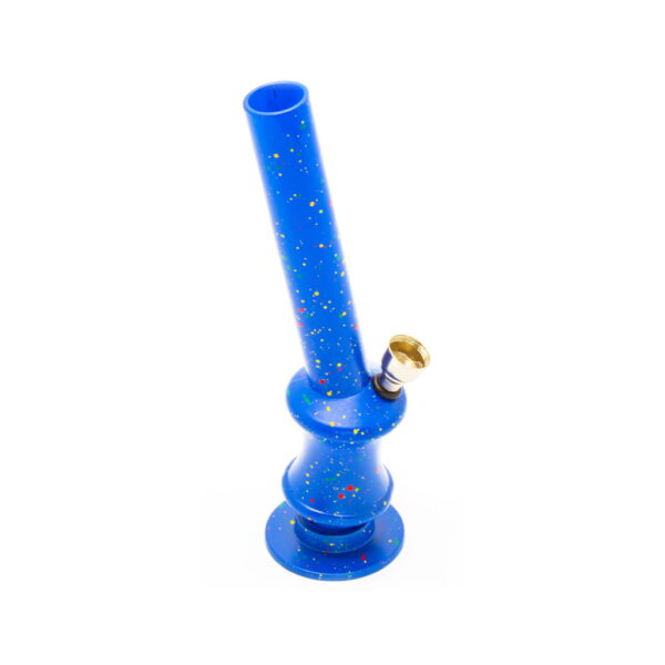 Plastic Bong - Mini - Slanted Blue