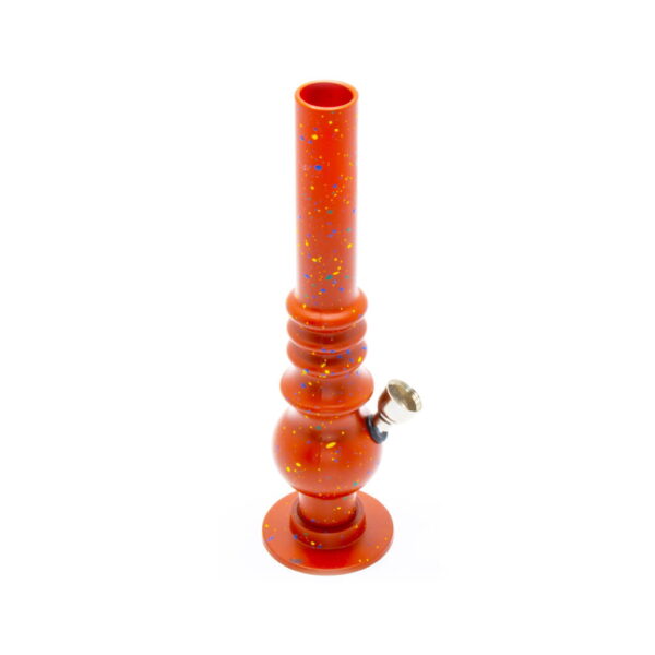Plastic Bong - Mini - Triple Ring Red