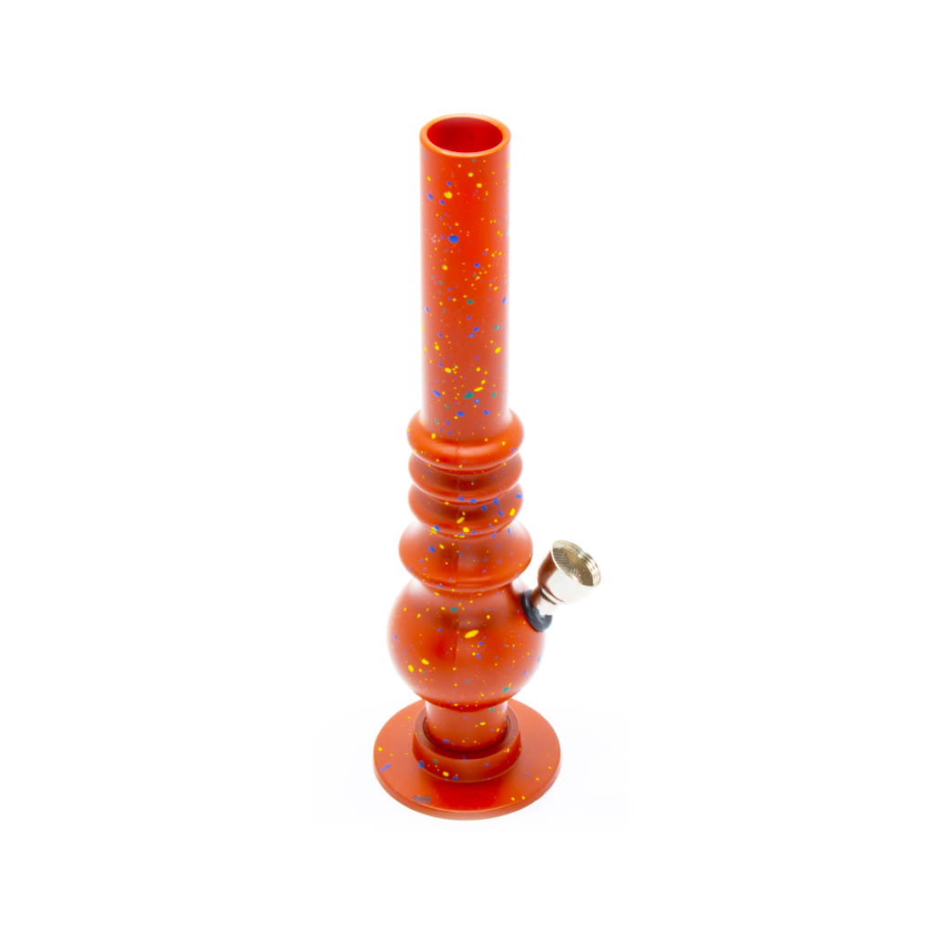 Plastic Bong - Mini - Triple Ring Red