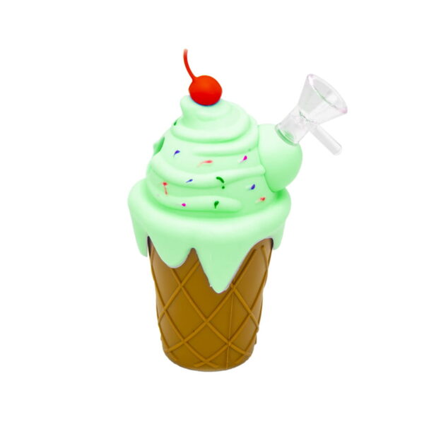 Silicone Bong - Ice Cream - Mint Green