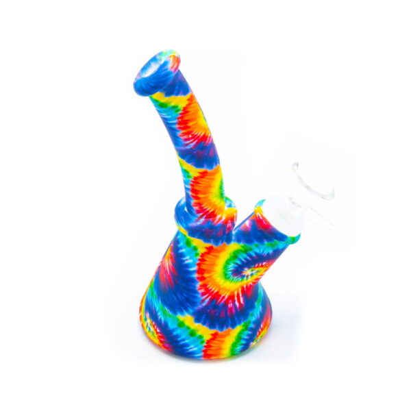 Silicone Bong - Mini - Tie Dye