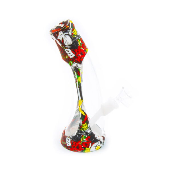 Silicone Glass Bong - Casino