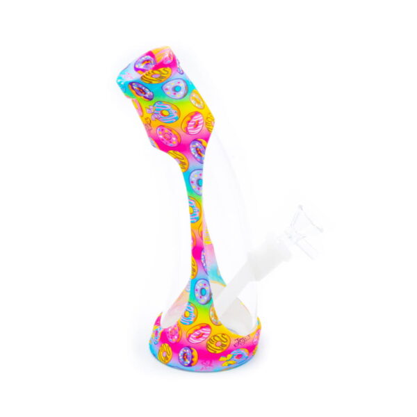 Silicone Glass Bong - Donuts