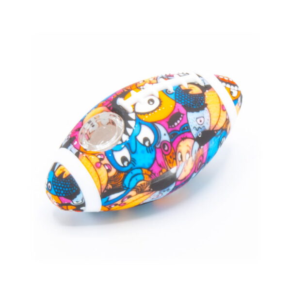 Silicone Pipe - Rugby Ball - Cartoons
