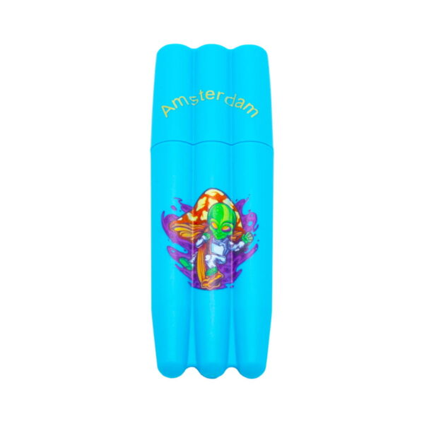 Triple Tube Holder - Amsterdam Alien - Blue