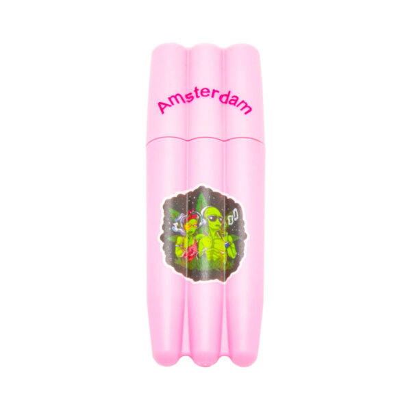 Triple Tube Holder Design - Amsterdam Alien - Pink