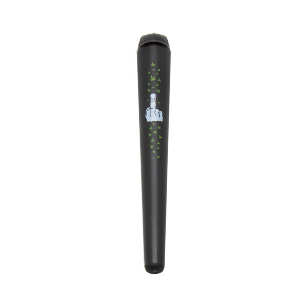 Tube Holder - Leaves Design - Black - Design B
