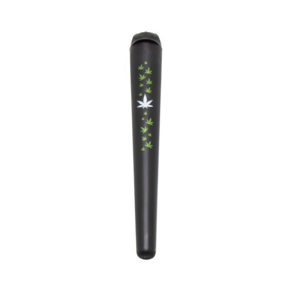 Tube Holder - Leaves Design - Black - Design C