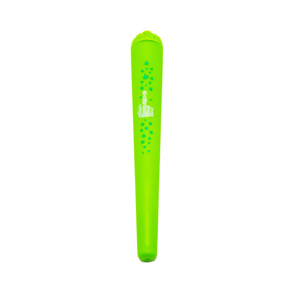 Tube Holder - Leaves Design - Green - Design E