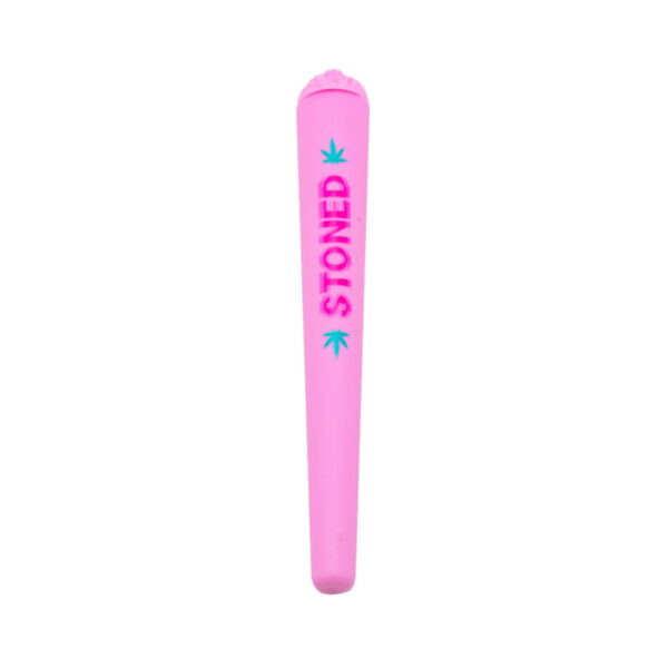 Tube Holder - Leaves Design - Pink  - Design A
