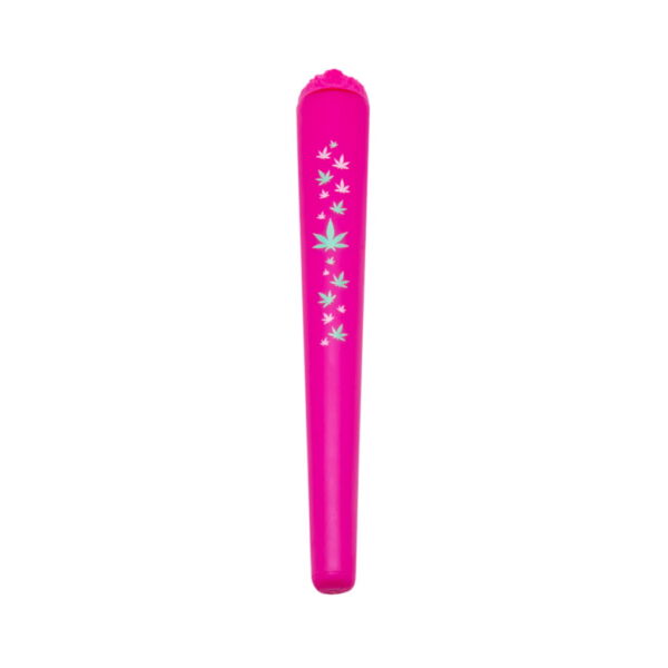 Tube Holder - Leaves Design - Pink  - Design D