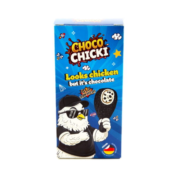 Choco Chicki - Milk Chocolate with Hazelnut Cream Filling - Dark Biscuit