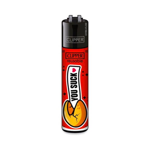Clipper Premium Smoking Lighters - Fortune Cookies - Design 2/4