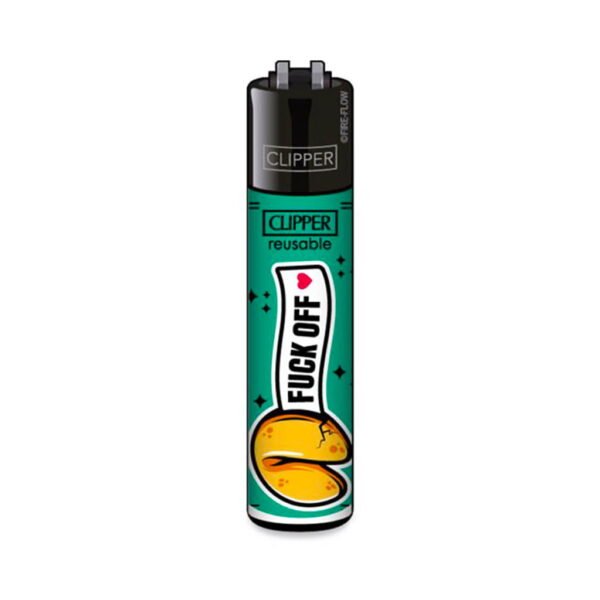 Clipper Premium Smoking Lighters - Fortune Cookies - Design 4/4