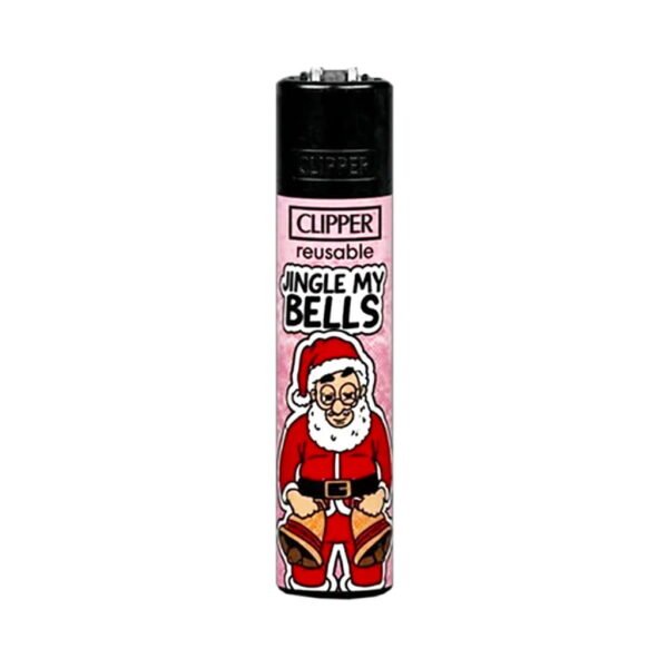 Clipper Premium Smoking Lighters - Naughty Santa 2 - Design 3/4