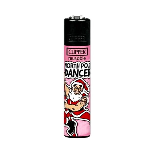 Clipper Premium Smoking Lighters - Naughty Santa 2 - Design 4/4