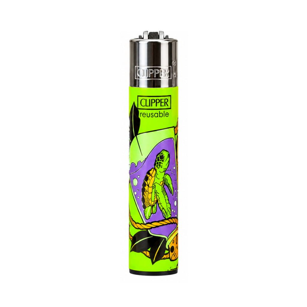 Clipper Premium Smoking Lighters - Sea Bottles - Design 3/4