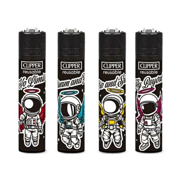Clipper Premium Smoking Lighters - Skybound - Set of 4