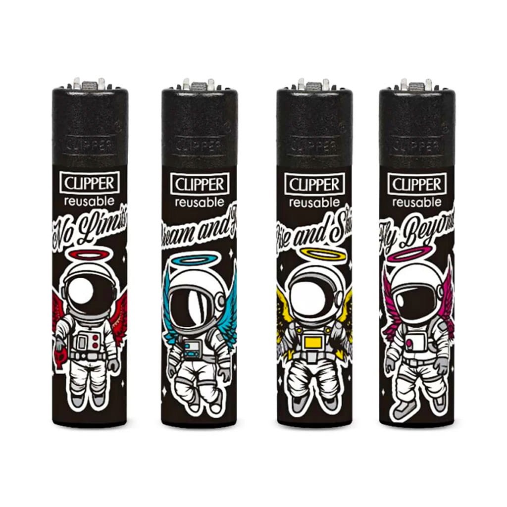 Clipper Premium Smoking Lighters - Skybound - Wholesale Display