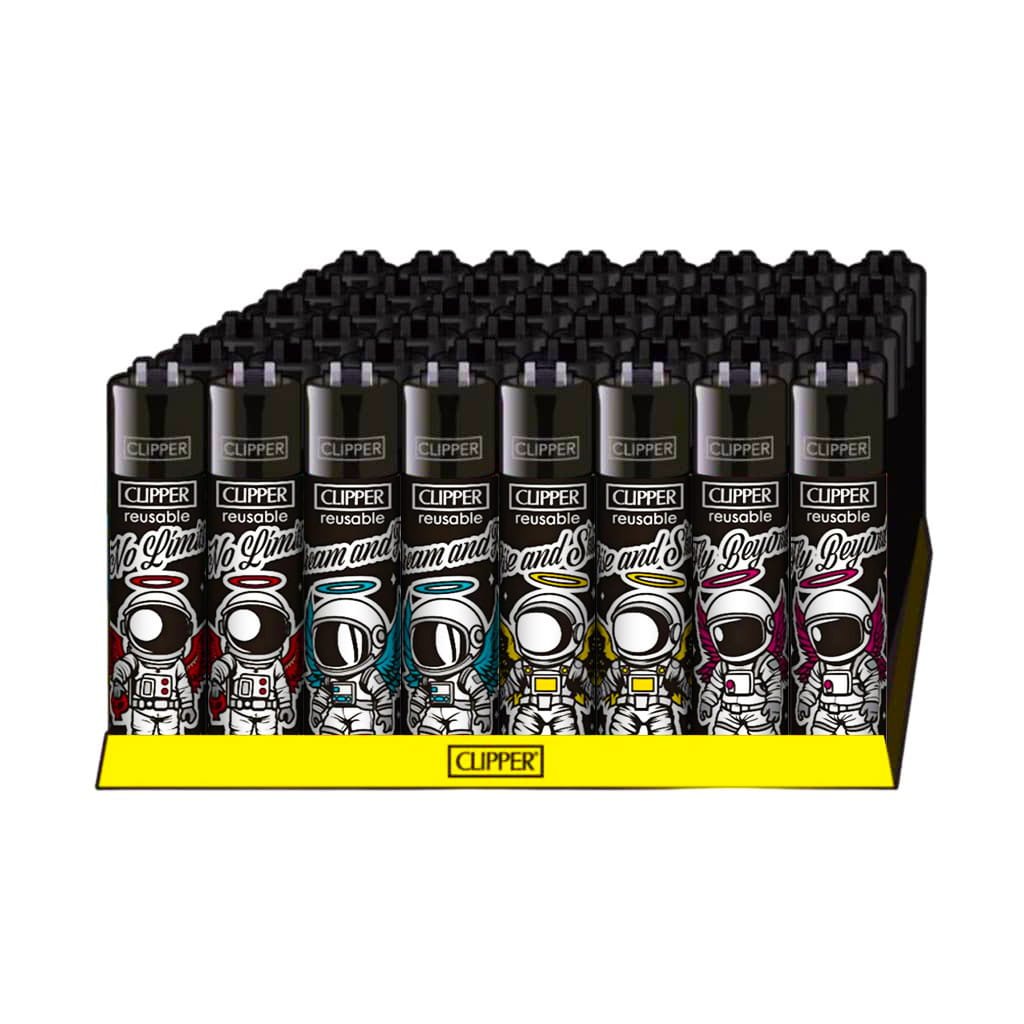 Clipper Premium Smoking Lighters - Skybound - Wholesale Display - Image 2