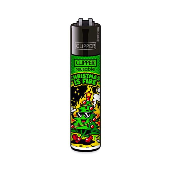 Clipper Premium Smoking Lighters - X-Mas Slogan 2 - Design 3/4