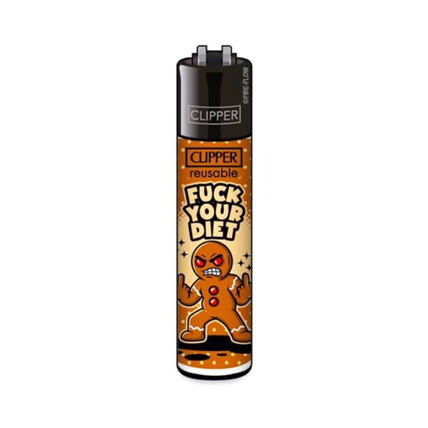 Clipper Premium Smoking Lighters - X-Mas Slogan 2 - Design 4/4
