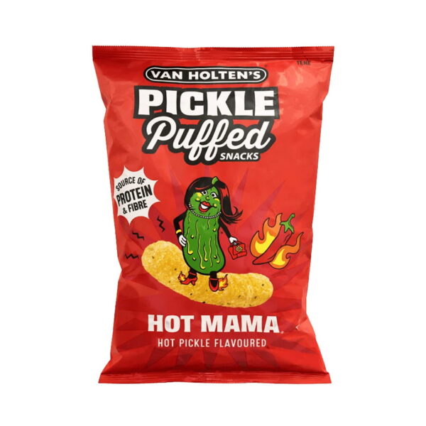 Van Holten's Pickle Puffed Snacks - Hot Mama
